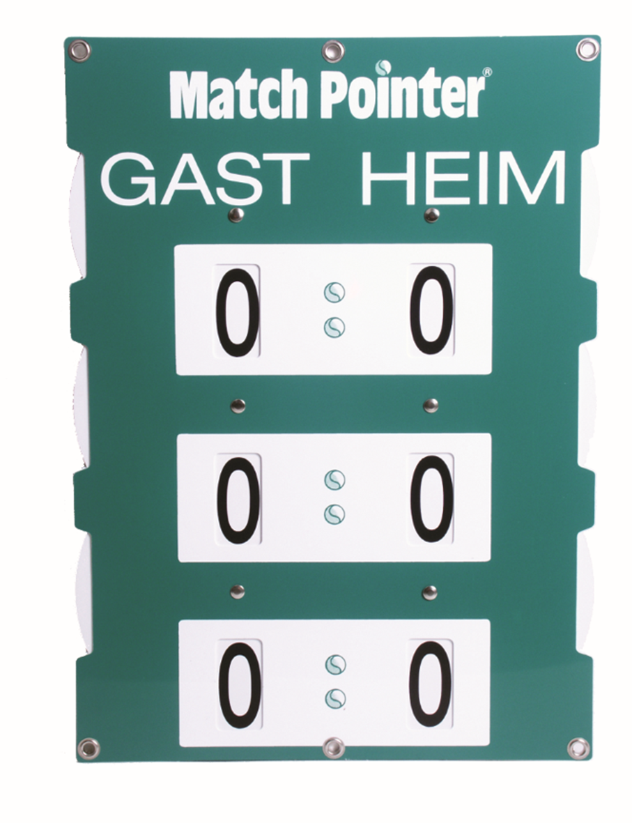 Matchpointer Gr. XL 65 x 96 cm, 12 cm große Ziffern