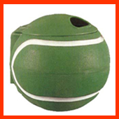 Abfallbehälter "Tennisball" grün