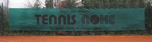 Werbeblende dunkelgrün 200gr/qm Tennis-Nohe